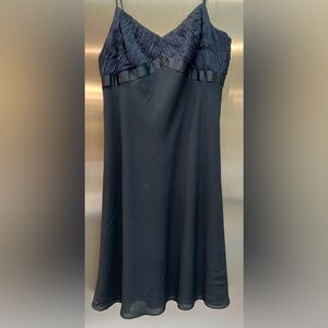 Black slip dress